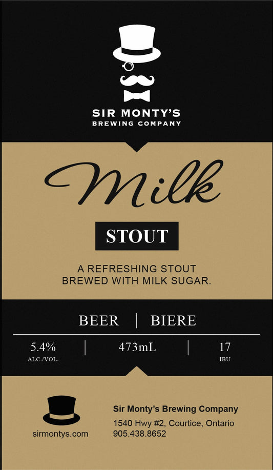 Sir Monty's Milk Stout