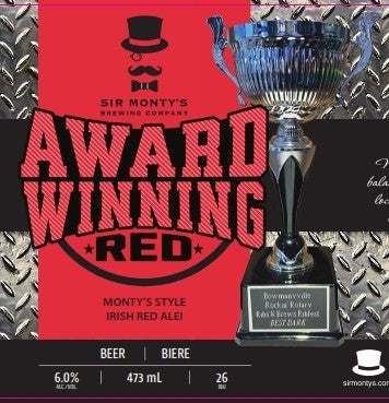 Sir Monty's Award Winning Red