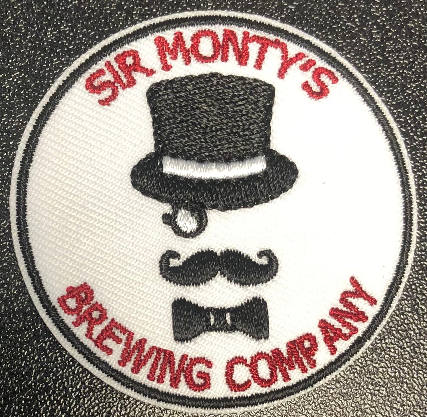 Sir Monty’s Embroidered Patch 2” Diameter